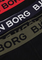 Mehrfarbige/Bunte BJORN BORG Boxershorts COTTON STRETCH BOXER 3P - medium