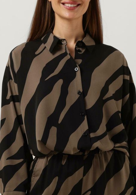 Schwarze GESTUZ Bluse BOTHILDEGZ LS SHIRT - large