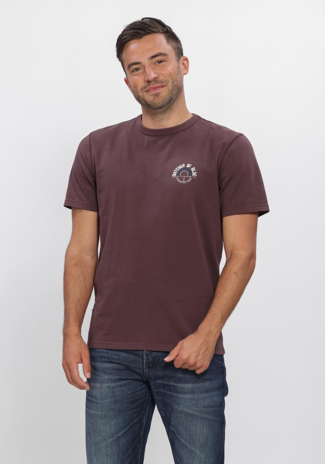Braune BUTCHER OF BLUE T-shirt ARMY CIRCLE TEE - large