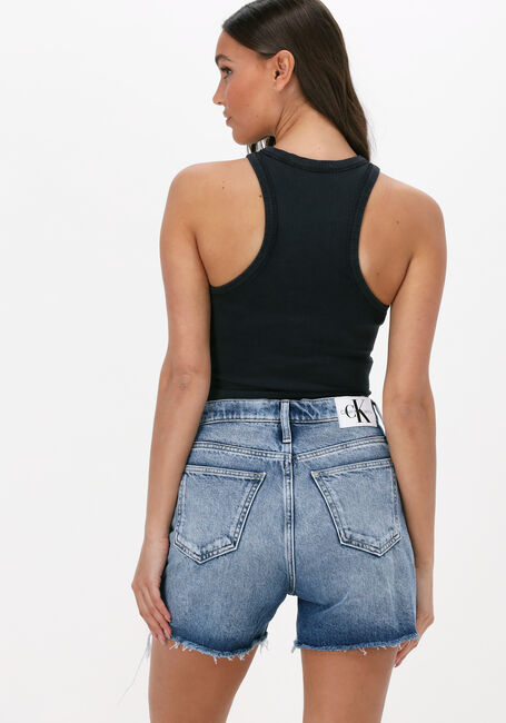 Schwarze CALVIN KLEIN Top ACID WASH RIB TANK TOP - large