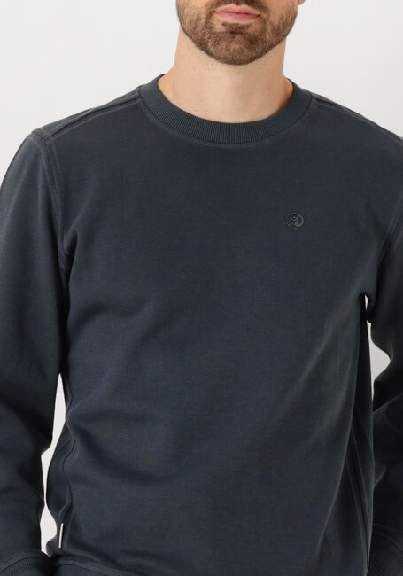 Blaue CAST IRON Pullover LONG SLEEVE R-NECK REGULAR FIT TWILL - large