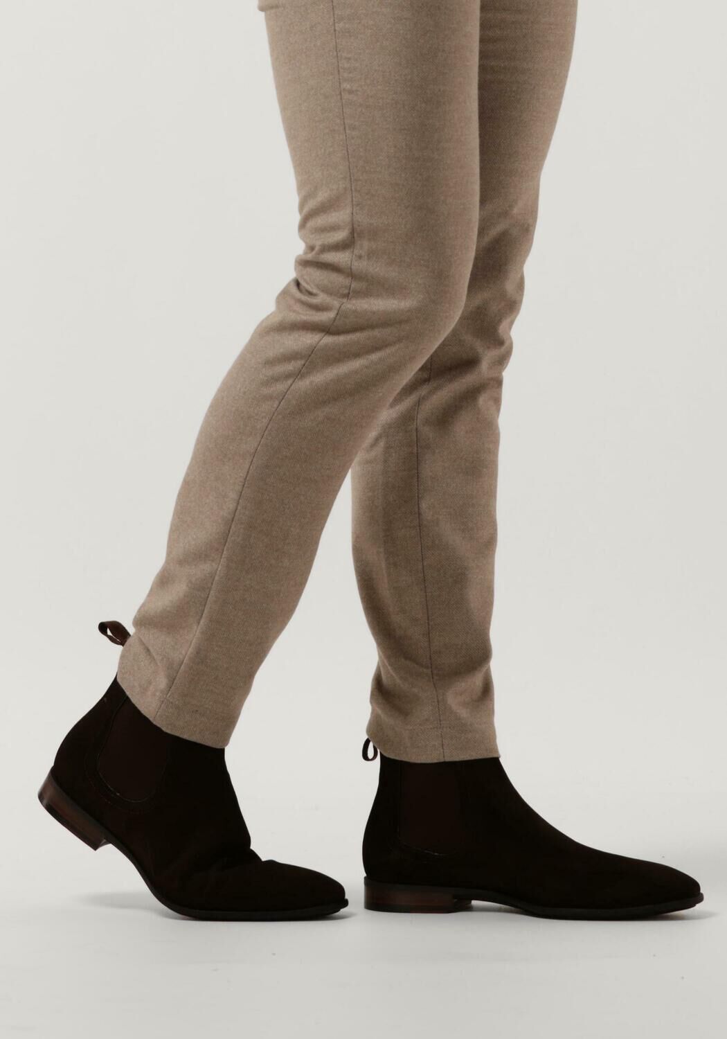 Braune VAN BOMMEL Chelsea Boots SBM-60003 - large