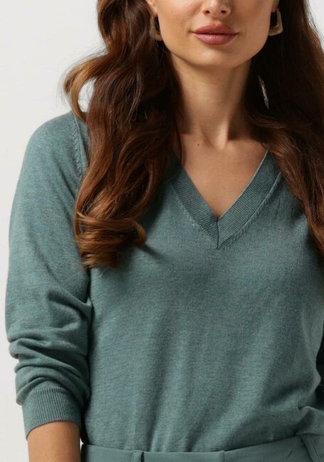 Grüne MINUS Pullover MILLA 3/4 SLEEVE KNIT PULLOVER - large