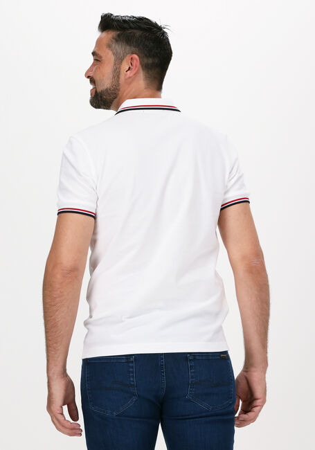 Weiße FRED PERRY Polo-Shirt TWIN TIPPED FRED PERRY SHIRT - large