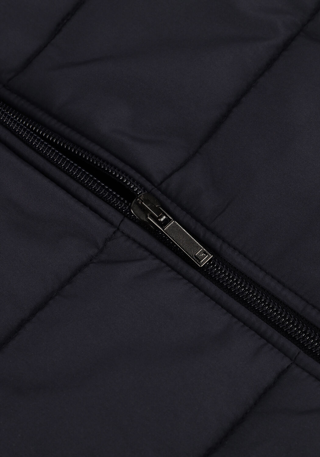 Blaue GENTILUOMO Wattierte Jack CARDIGAN ZIP - large