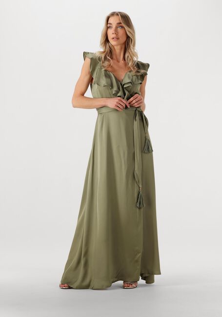 Khaki NEMA Maxikleid N162 - large