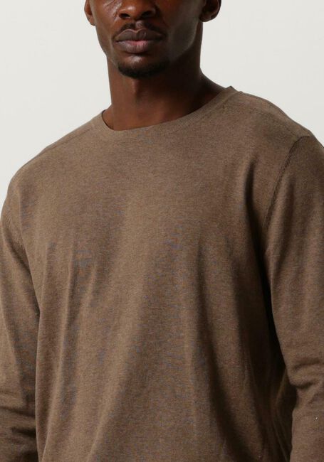 Braune SELECTED HOMME Pullover BERG CREW NECK - large