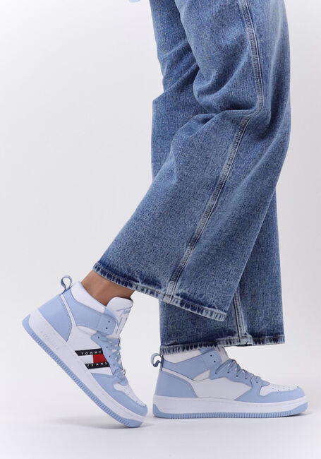 Blaue TOMMY JEANS Sneaker High TOMMY JEANS MID POP BASKET WOMEN - large