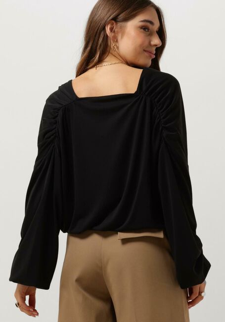 Schwarze MINUS Blusen GASIA MODAL WRAP - large