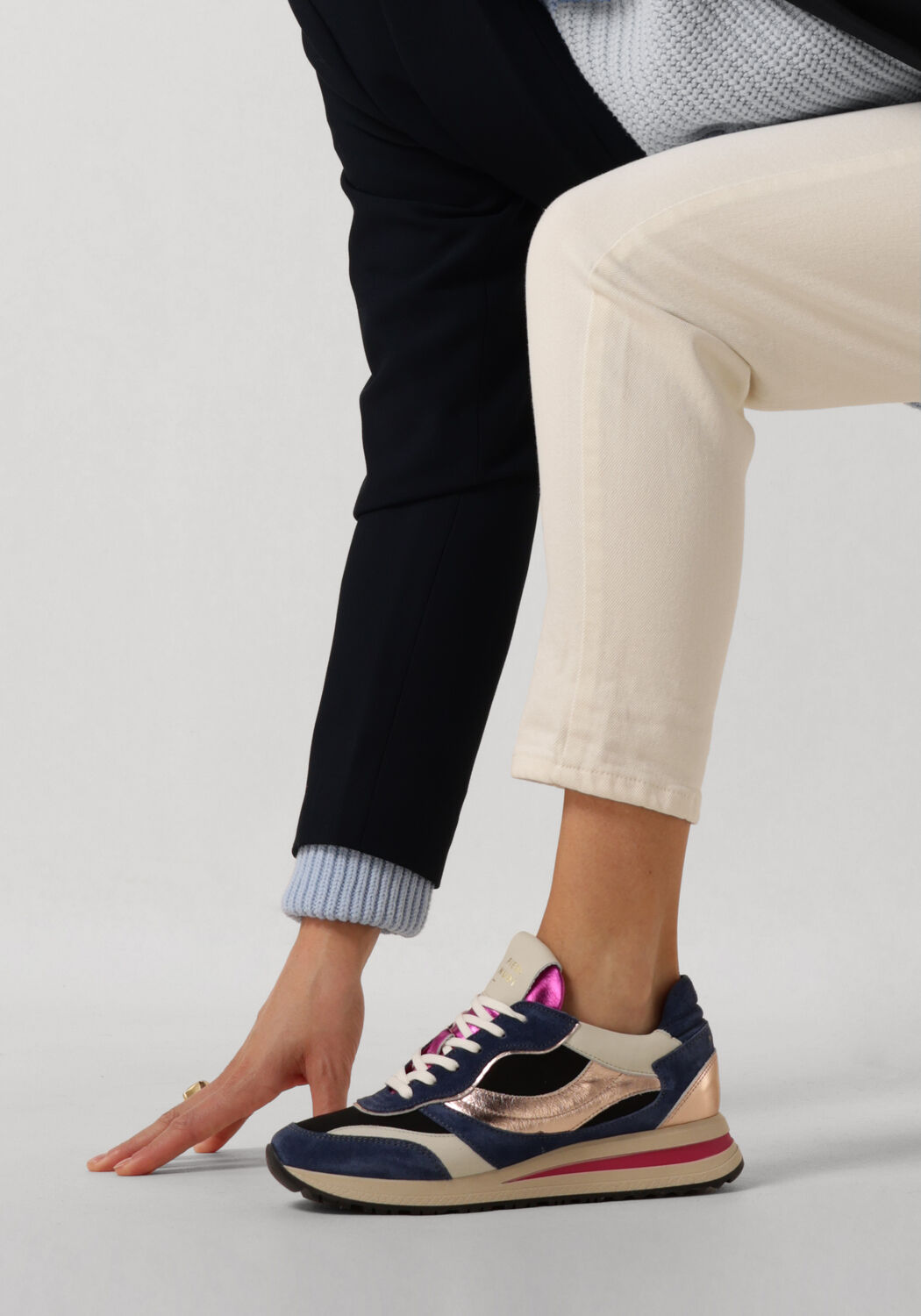 Blaue PIEDI NUDI Sneaker Low GAVI - large