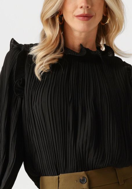 Schwarze Y.A.S. Top YASPHILINA LS HIGH NECK TOP - large
