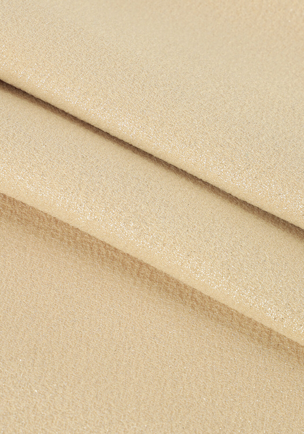 Goldfarbene LIKE FLO Minikleid METALLIC CREPE DRESS - large