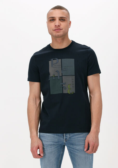 Dunkelblau PME LEGEND T-shirt SHORT SLEEVE R-NECK SINGLE JERSEY MERCERISED - large