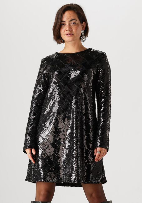 Schwarze Y.A.S. Minikleid YASCHEKKA LS DRESS - large