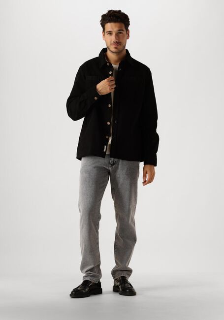Schwarze FORÉT Overshirt FELLOW TWILL SHIRT - large