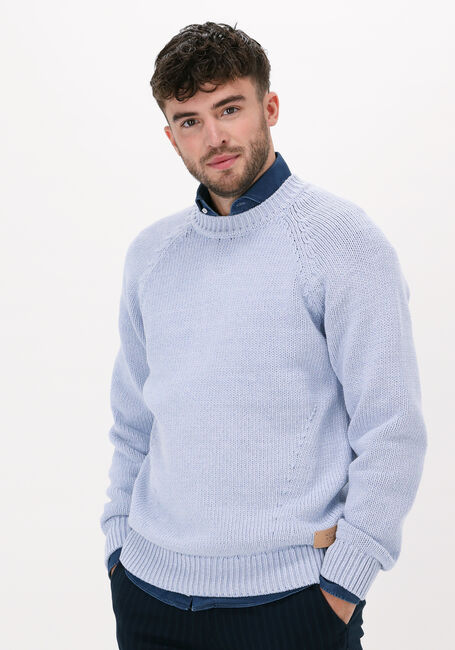 Hellblau SCOTCH & SODA Pullover PASTEL TAPE-YARN SWEATER - large