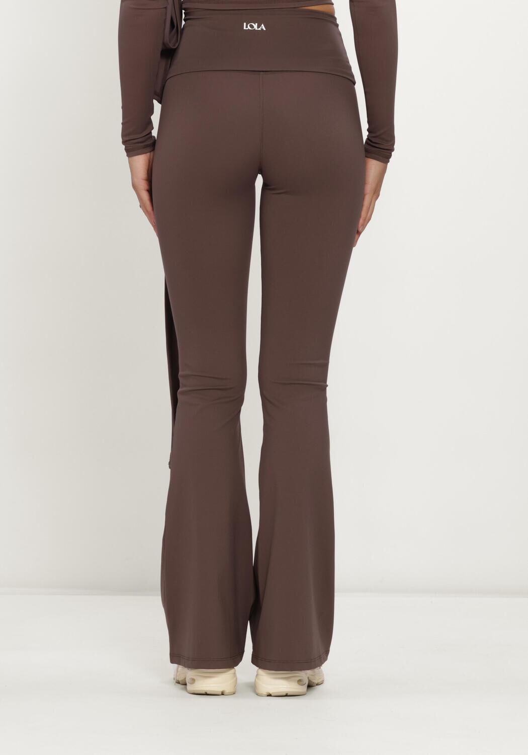 Braune THE LOLA CLUB Legging BRUNA FLARED LEGGING - large