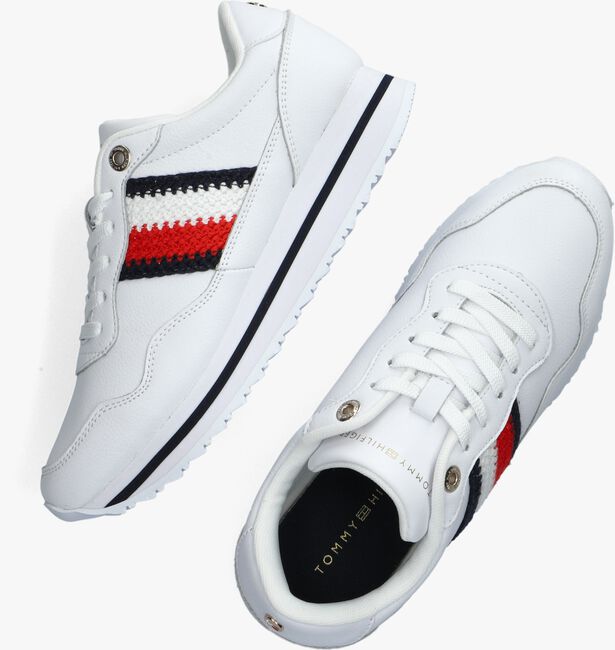 Weiße TOMMY HILFIGER Sneaker low CORPORATE LIFESTYLE - large