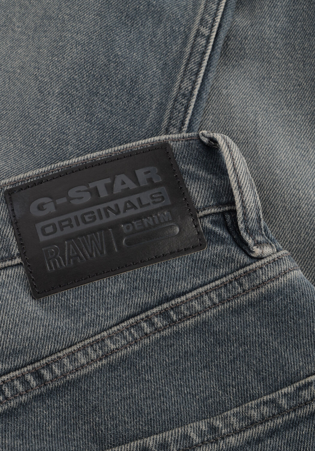 Graue G-STAR RAW Straight leg jeans MOSA STRAIGHT - large