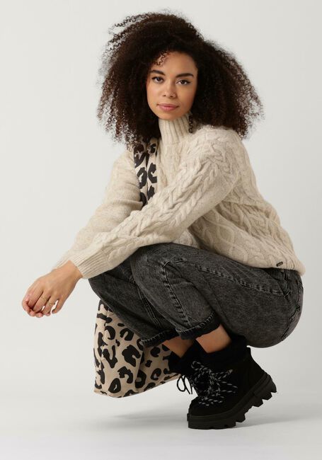 Sand SCOTCH & SODA Pullover KNITTED LUREX WOOL BLEND PULLOVER - large