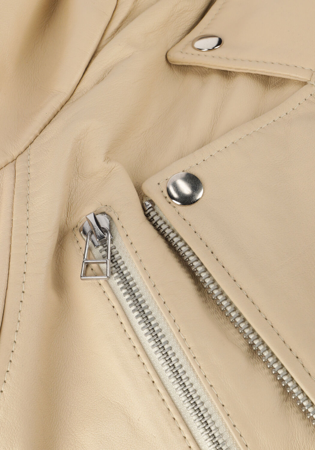 Nicht-gerade weiss GOOSECRAFT Lederjack GC JULIA BIKER - large