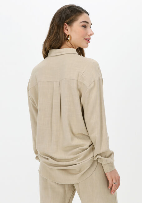 Beige ESMÉ STUDIOS Blusen MAREN OVERSIZE SHIRT - large