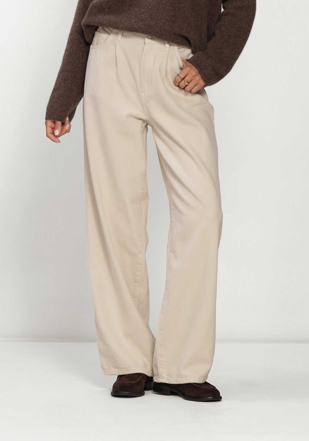 Sand KNIT-TED Hosen CHARLY PANTS - large