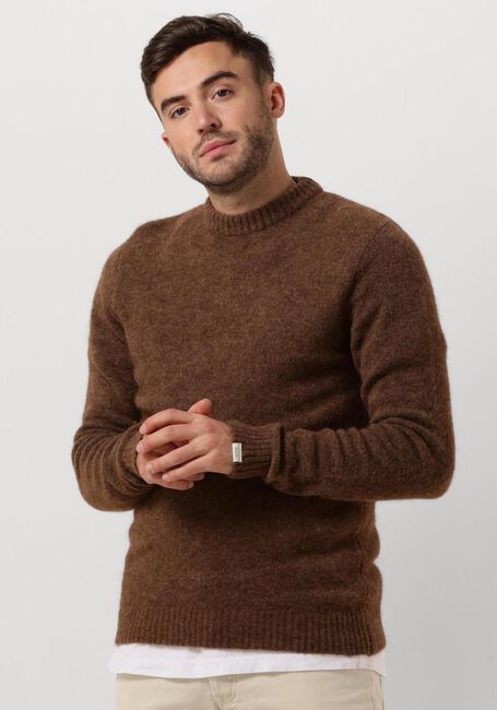 Braune FORÉT Pullover ALPINE ALPACA KNIT - large