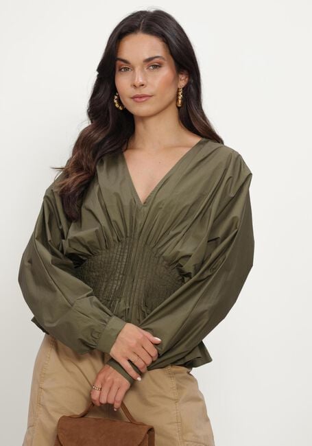Gr&uuml;ne COPENHAGEN MUSE Blusen CMPOPLIN-BLOUSE - large