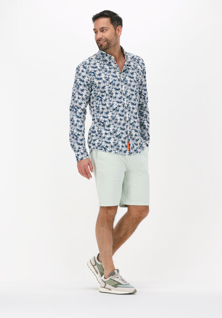 Blaue SCOTCH & SODA Casual-Oberhemd SLIM FIT PRINTED POPLIN SHIRT - large