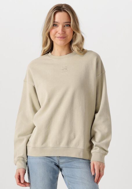 Beige MY ESSENTIAL WARDROBE Pullover DIEGOMW LOGO EMB. SWEAT - large