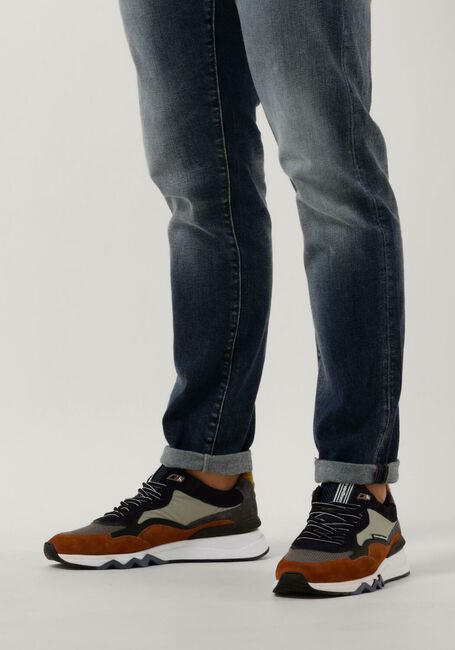 Cognacfarbene FLORIS VAN BOMMEL Sneaker Low SFM-10136 DE ZAGER - large