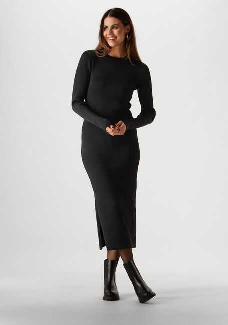 Schwarze FREEBIRD Midikleid BRITNEY CREW - large
