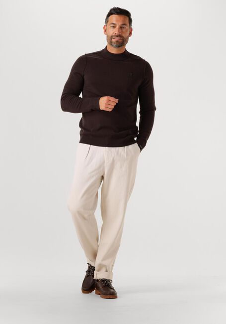 Braune BUTCHER OF BLUE Pullover CLIFDEN MOCK - large