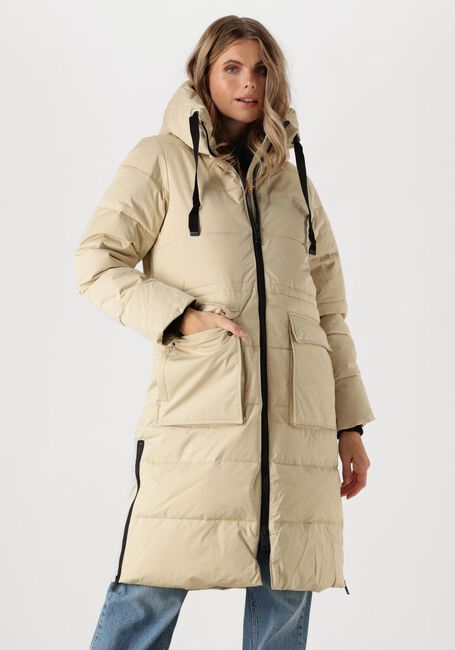 Beige MSCH COPENHAGEN Wattierte Jack MSCHPAVINARIA ZIP JACKET - large