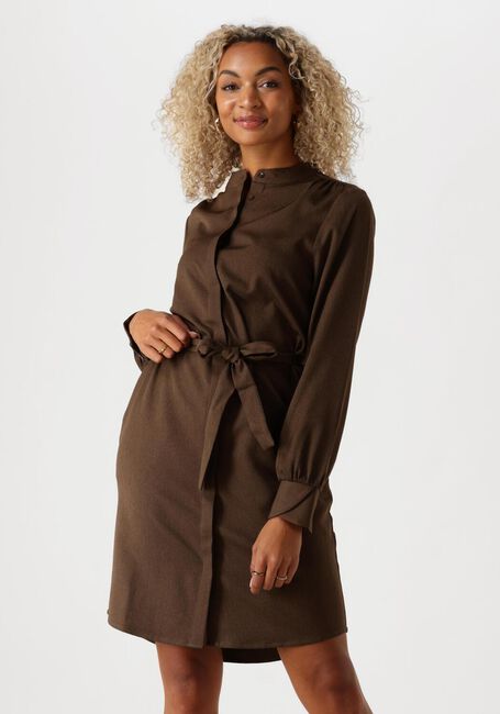 Braune ANOTHER LABEL Minikleid DALYCE DRESS - large