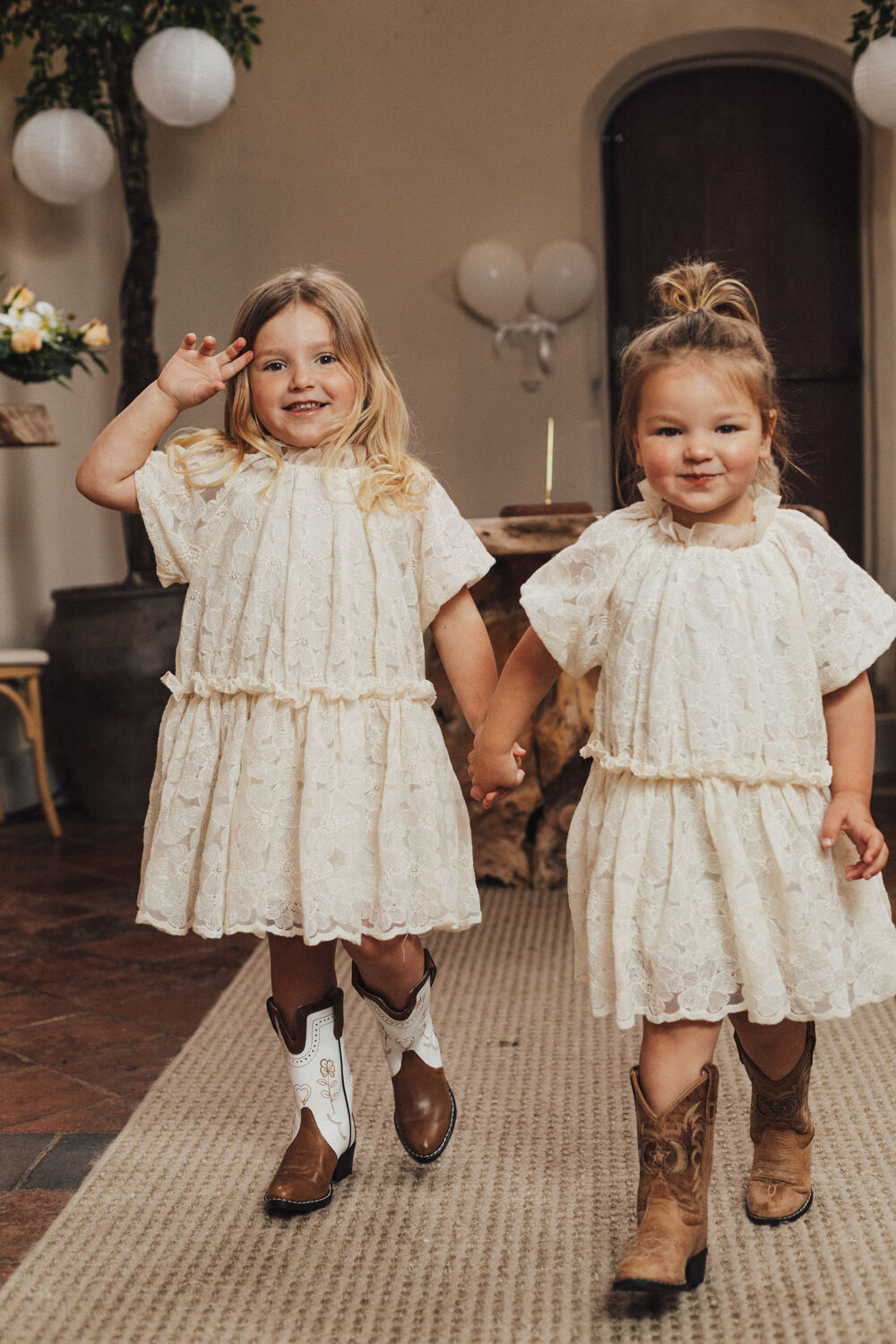 Nicht-gerade weiss BAJE STUDIO Minikleid MELLE - large