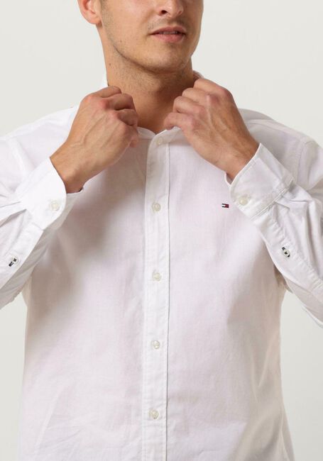 Weiße TOMMY HILFIGER Casual-Oberhemd CORE 1985 FLEX OXFORD RF SHIRT - large