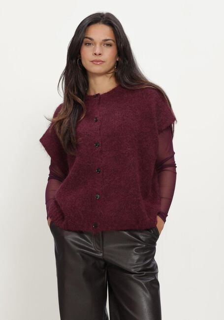 Bordeaux GRACE & MILA Spencer CARDIGAN - large