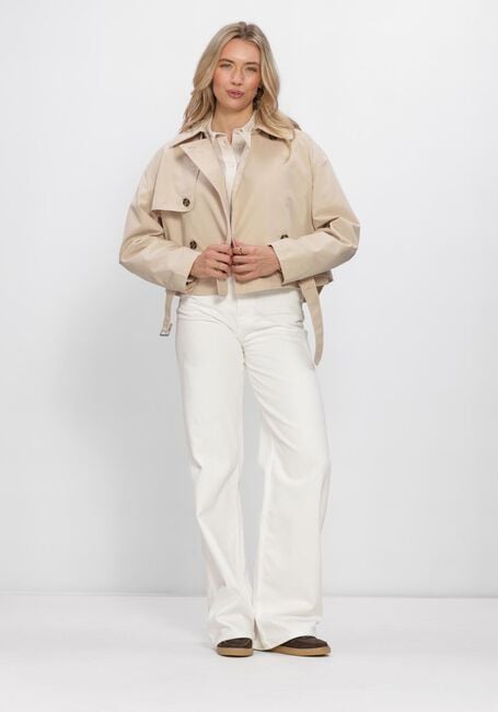 Beige TOMMY JEANS Blusen TJW RLX LINEN SHIRT - large