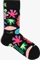 Schwarze HAPPY SOCKS Socken LEAVES - medium