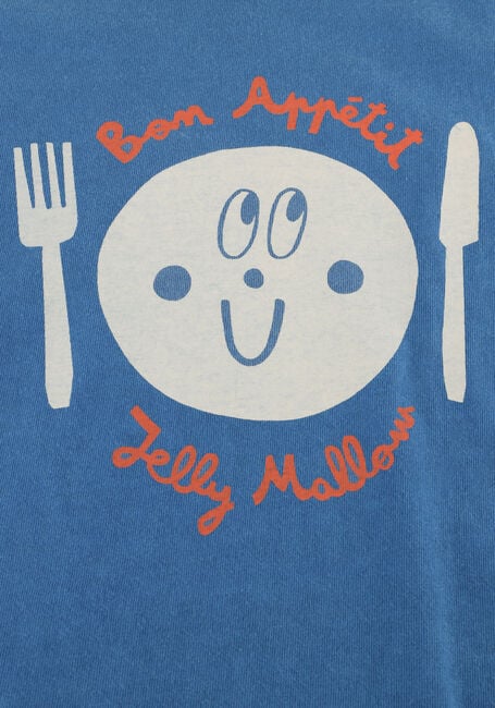 Blaue Jelly Mallow T-shirt BON APPETIT PIGMENT T-SHIRT - large