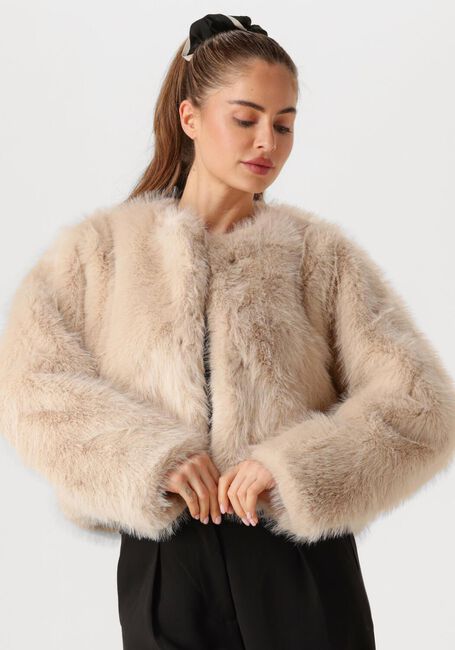 Beige OMODA ATELIER Fake-Fur-Jack X IRIS - IMRE - large