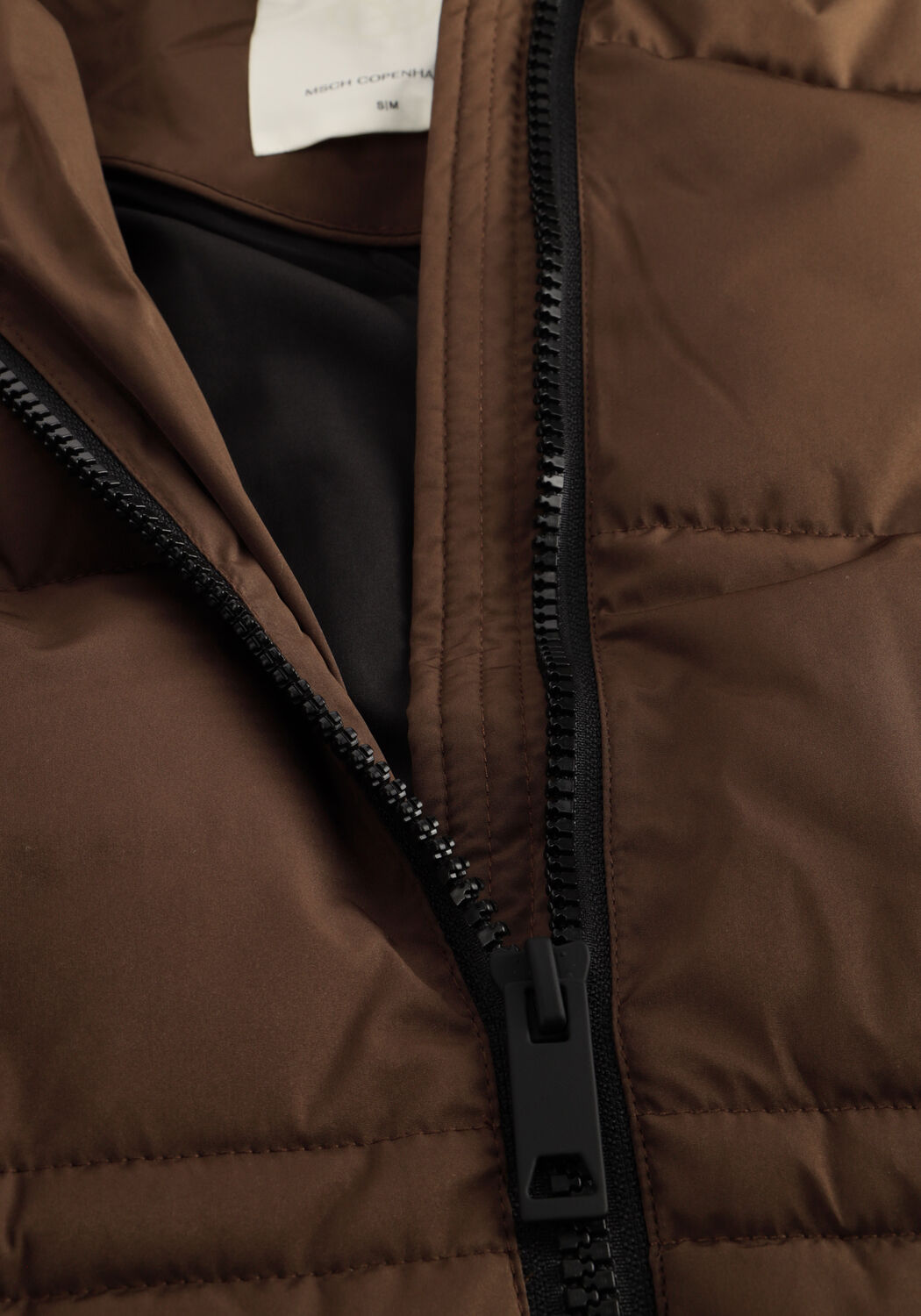Braune MSCH COPENHAGEN Wattierte Jack MSCHMOLA PAVINARIA JACKET - large