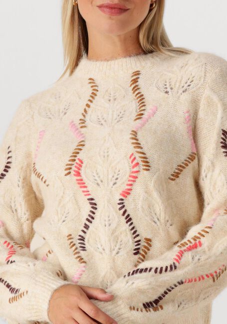 Creme Y.A.S. Pullover YASGABBI LS KNIT PULLOVER S. - large