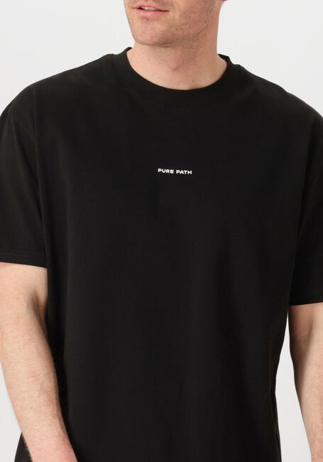 Schwarze PURE PATH T-shirt LOOSE FIT CREWNECK SS T-SHIRTS - large