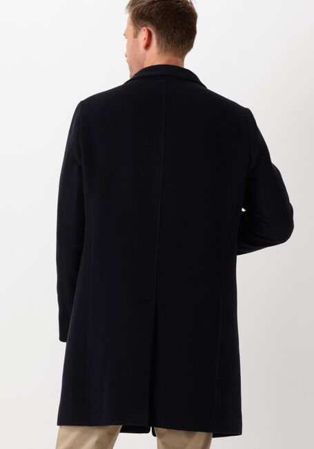 Dunkelblau TOMMY HILFIGER Mäntel DC STAND COLLAR WOOL MIX COAT - large