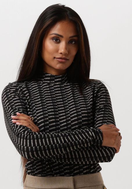 Schwarze HARPER & YVE Top JANE-LS - large