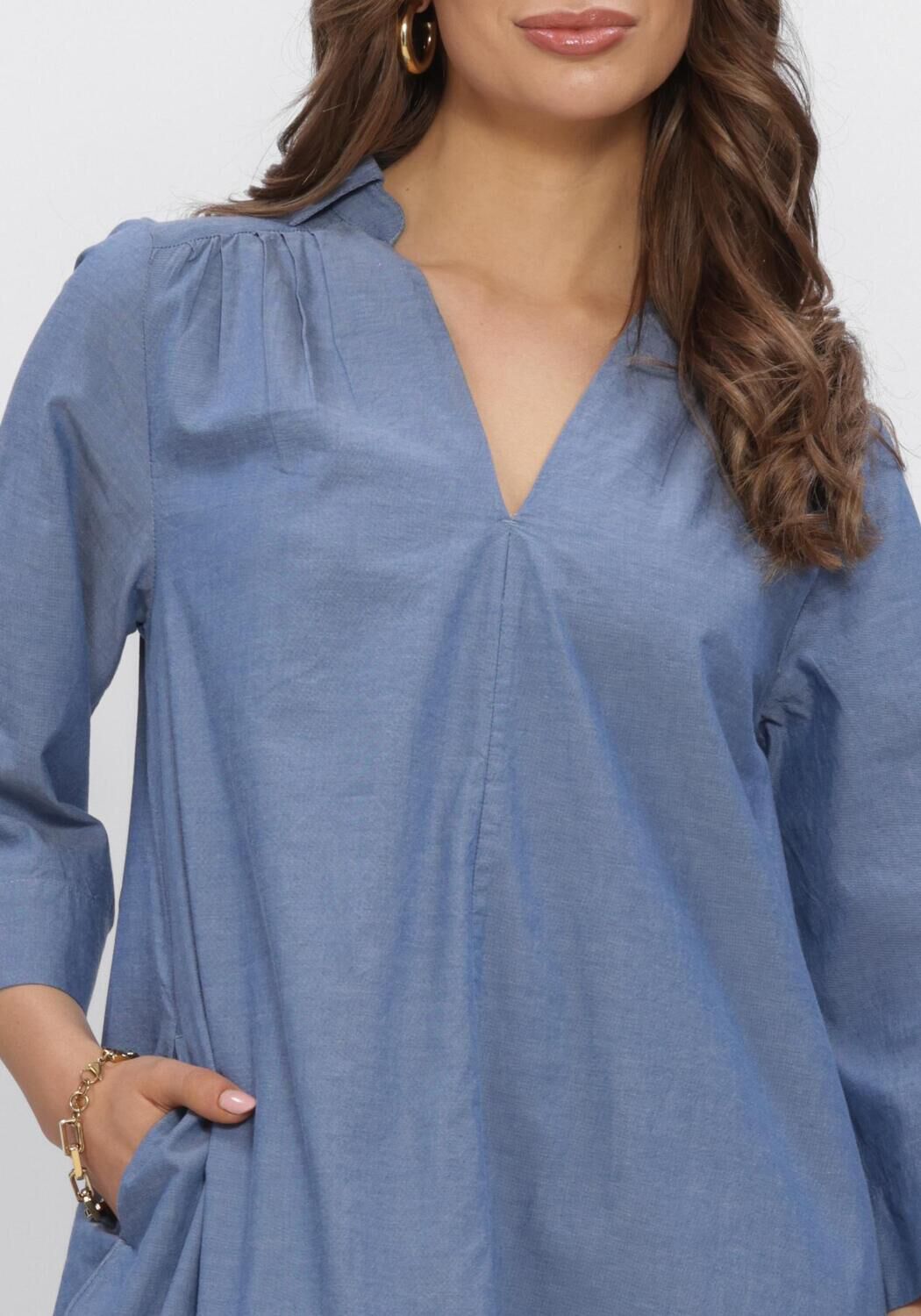 Dunkelblau SELECTED WOMEN Minikleid SLFKIRA TALIA OVERSIZE 3/4 DRESS - large