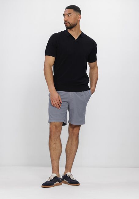 Dunkelblau PROFUOMO Polo-Shirt POLO OPEN COLLAR LUXURY BASIC - large